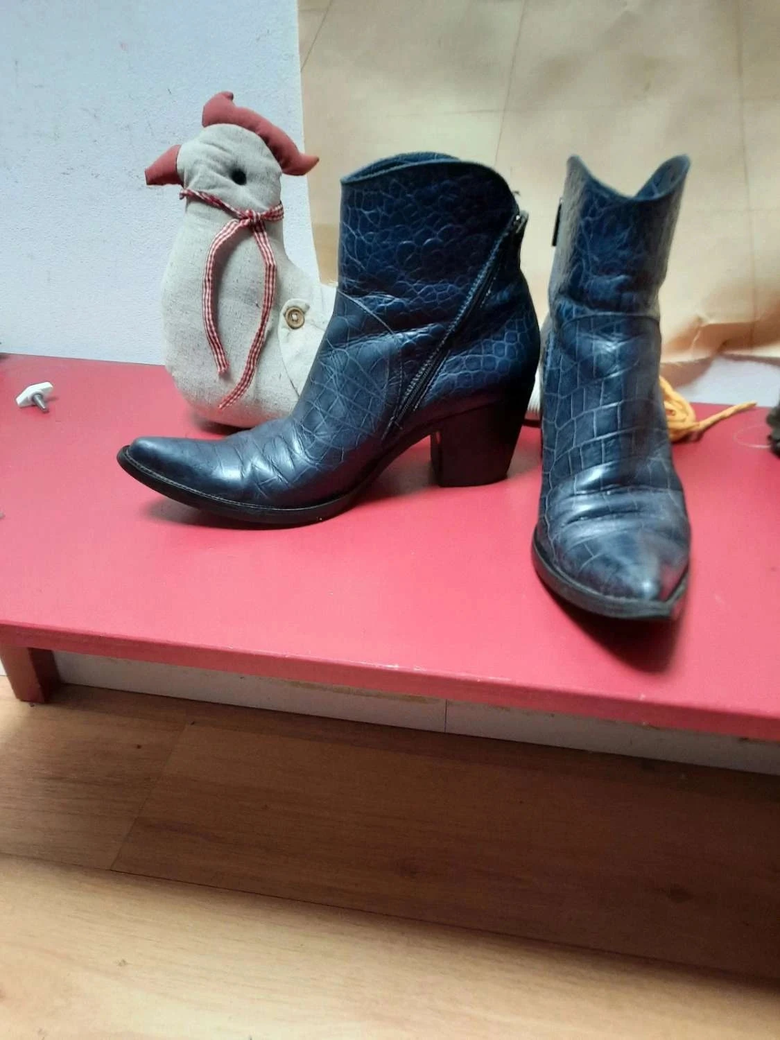 🥀Bottines tout cuir, femme 37. Vero Cuoio. – photo 2